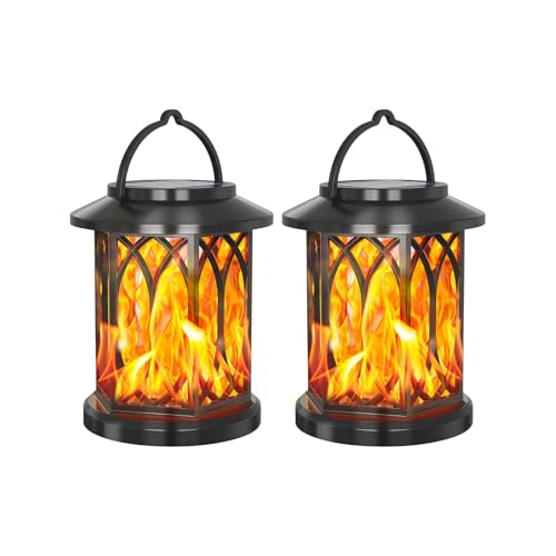 Lampe solaire suspendue au design élégant pour une décoration de cour raffinée - 7