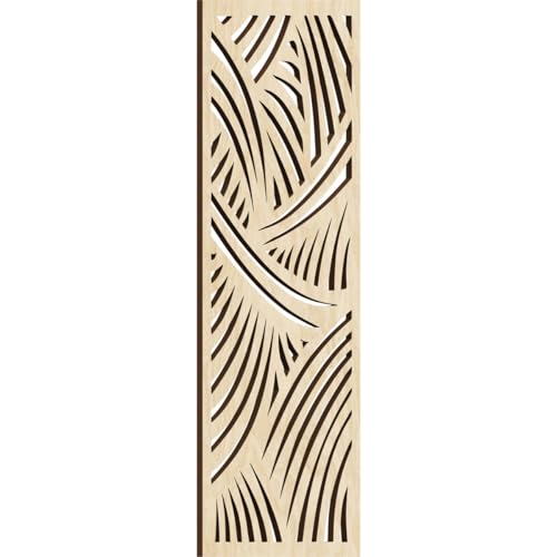 Image of 9 3 /8 inchW x 24 3 /8 inchH x 1 /4 inchT Chester Decorative Fretwork Wood Wall Panels, Birch
