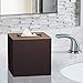 nu steel Selma Orb Boutique Tissue Box Cover Set Stainless Steel Square Facial Tissue Box Holder for Bathroom Vanity Countertops,Bedroom Dressers-Copper/orb Finish Medium