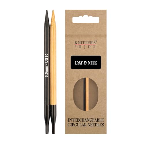 Image of Knitter's Pride Day & Nite Normal Interchangeable Circular Needles 5 inch inch (13cm) - US Size 10 (6mm)