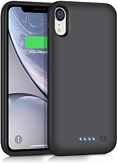 Ekrist Battery Case for iPhone XR, Upgraded [6800mAh] Portable Protective Charging Case Rechargeable