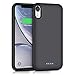 Ekrist Battery Case for iPhone XR, Upgraded [6800mAh] Portable Protective Charging Case Rechargeable Extended Battery Pack Power Bank Charger Case Compatible with Apple iPhone XR (Black)