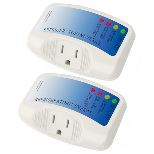 Refrigerator Surge Protector, CNAODUN Home Appliance Single Outlet Power Surge Protector Voltage...