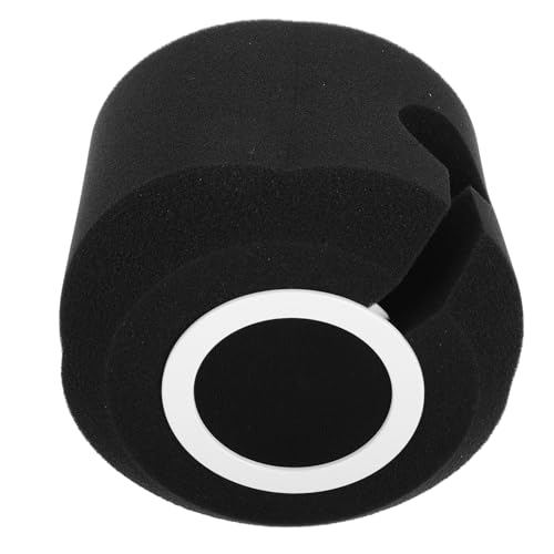 WEKADRIN Filtro Antiviento para Micrófono Compacto con Aislamiento Acústico y Reducción de Ruido Cubre Micrófonos de Condensador para Grabación Karaoke y Streaming Portátil