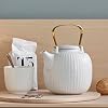 Piatto da portata ovale Kähler 28,5x22,5 cm Hammershøi leggendario senza tempo, bianco