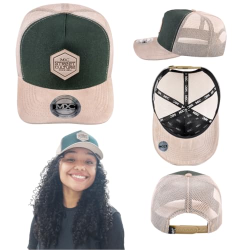 Kit 3 Boné Aba Curva Masculino Redinha Telinha Trucker MXC BRASIL (BR, Alfa, Único, 1 Vermelho/Branc