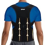 Back Brace Posture Corrector for Men and Women - Shoulder Lumbar Adjustable Breathable - Improve Posture and Relieve Pain for Neck, Back and Shoulder XL(39'-45')