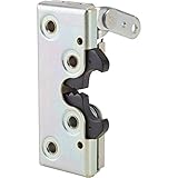 Universal Bear Jaw Car Door Latch, RH Steel, Upgrade for Hot Rods & Street Rods, Zinc Plated, Rod/Cable Release Compatible, Works with Steel & Fiberglass Doors, Standard/Suicide Installations