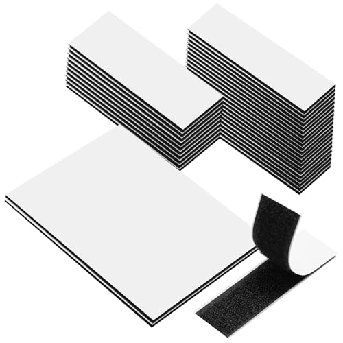 Lot de 32 rubans adhésifs double face assortis résistants pour accrocher au mur, photos, fixation de moquette, maison, bureau