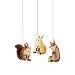FOX/SQUIRREL/HARE Ornament, Assorted 3
