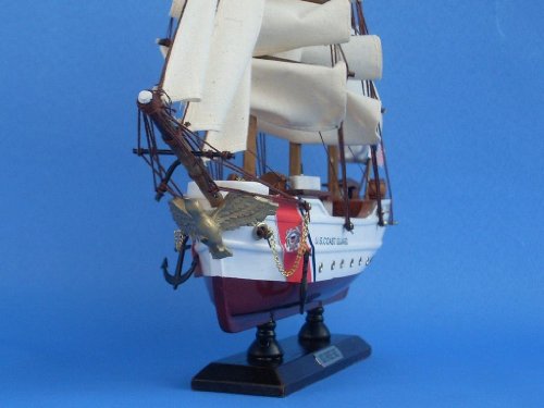 Hampton Nautical Uscg Eagle Tall Ship, 15" #TOP7