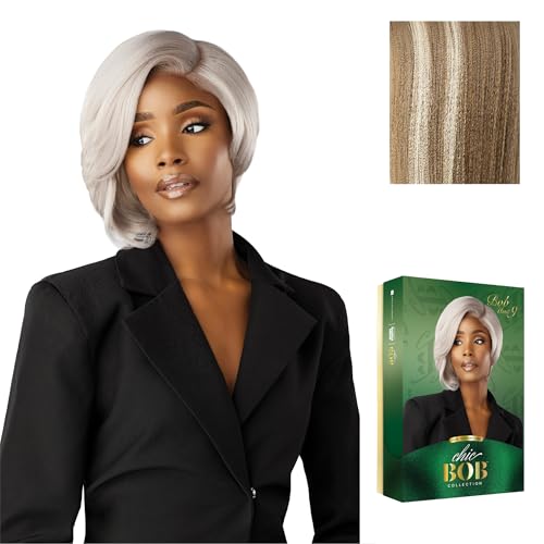 Sensationnel Chicbob Lace Frontwig-Bob Unit 9, BALAYAGELIGHTASHBLONDE