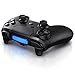 Produktbild CSL - Wireless Gamepad für PS4 PS4 Pro PS4 Slim - Controller mit Dual Vibration - Bluetooth und Kabelverbindung - 500 mAh Lithium Akku - Playstation 5 und 4 Gamepad