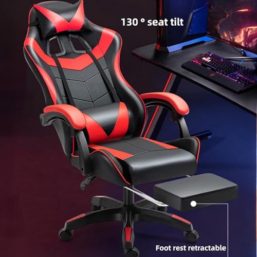 Miniatura 5 de Mi Ko Mi Ka Silla Gaming Para Escritorio, Oficina Y Juegos Online Giratoria. Silla Cómoda De Altura Ajustable Para Gaming Ergonómica, De Piel Sintética Silla-Gaming-813f-Rojo-Gj