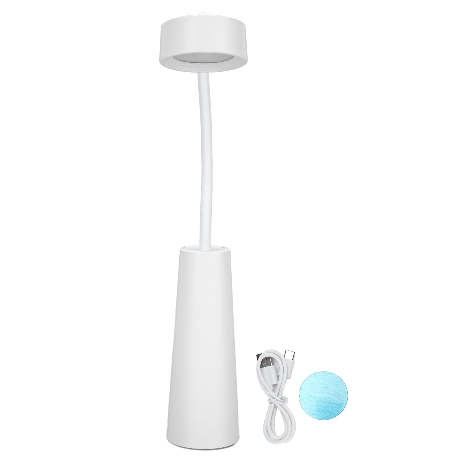 Muiltvoe Magnetic Reading Lamp Portable Rechargeable Plug in Angle Adjustable Dimmable Magnetic Bedside Lamp for Dormitory