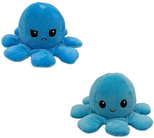 Animal de pelúcia de polvo oval reversível com animais de pelúcia VANCON Emotion – Mostre seu humor