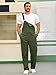 Runcati Mens Corduroy Bib Overalls Casual Adjujstable Strap Workwear Fashion Fall Winter Loose Fit Jumpsuit