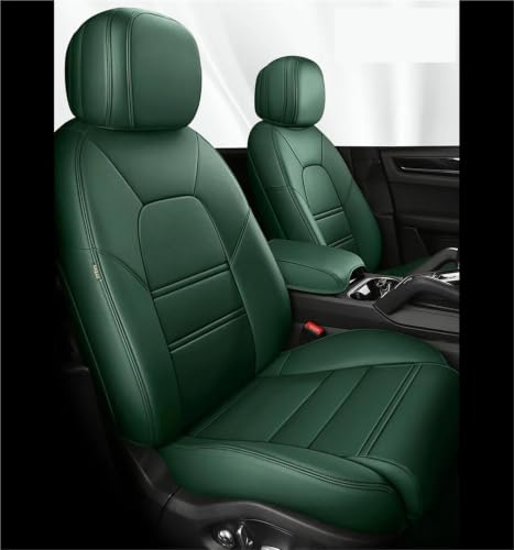 Housses de siège Tesla Model S 2016-2021 cuir vert : la solution anti-tache et anti-rayure