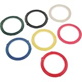 DECOMELODY 7 rollos Cinta Adhesiva para Violín y Cello Pegatinas Guía para Principiantes Marcadores de Posición Claros Material Seguro sin Residuo para Práctica de Digitación Instrumentos de