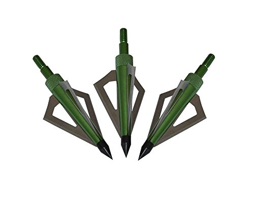 Foto von Toparchery 12er Jagdspitzen 3D Pfeilspitze 125 Grains Mit 3 Scharfen Klingen Für Pfeil und Armbrust