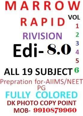 Image of RAPID REVISION 8.0 all-19 sub 6..vol marrow .full colour printed notes spiral binding 2025