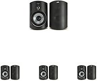 Vista 21 de Polk Audio Atrium 4 Altavoces para exteriores a prueba de condiciones climáticas con potentes graves (par, negro), durabilidad en cualquier clima