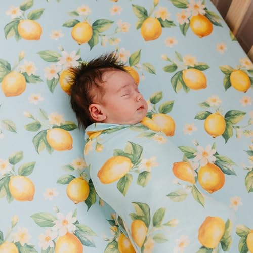 Image of Copper Pearl Swaddle Blankets for Newborns | Soft Stretchy Receiving Blankets for Boys and Girls | Large 46 x 46 Inch Baby Blankets | Lightweight and Breathable Swaddles | Melody