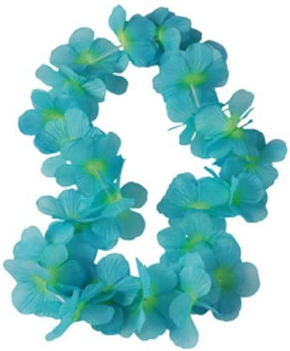 U.S. Toy HL348 Two Tone Petal Leis, Large, Turquoise