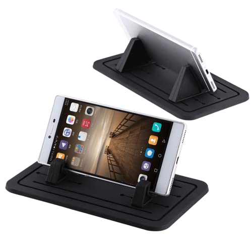 Silicone Car Phone Holder Pad Mat Dashboard Anti-slip Stand Cell Phone Mount Holder Dash Width Adjustable for Any Smartphone GPS Table soporte coche antideslizante car slip pad car phone holde