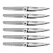Global Classic Stainless Steel 6 Piece Steak Knife Set
