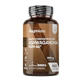Ashwagandha KSM 66 1500mg/Comprimé   180 Micro Comprimés Vegan (6 Mois)   5% Withanolides Extrait d'Ashwagandha Poudre Ratio 12:1 (Ginseng Indien Withania Somnifera)