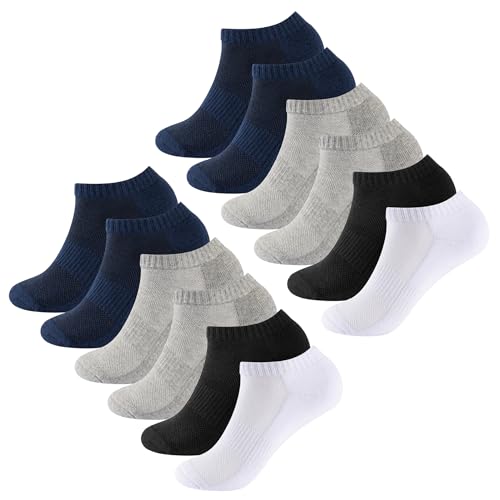 Chaussettes de sport rembourrées en coton stretch pour course à pied