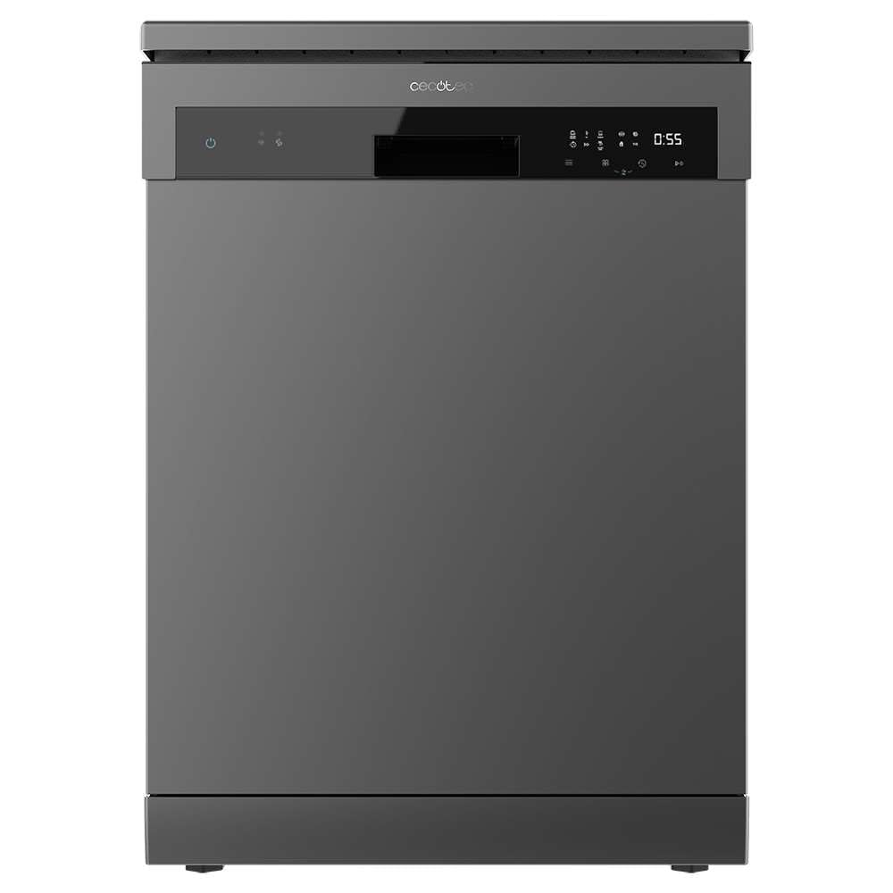 Cecotec Lavavajillas Libre Instalación 60cm Bolero Aguazero 6110 Inox. 1850W, 13 Cubiertos y 6 Programas, Función Media Carga, Programa 3 en 1, Delay Start, Dry+, FullTouch y ChildLock, Inox — view 11