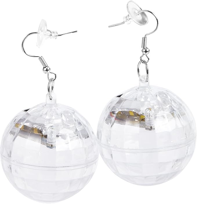 Boucles d'oreilles LED pour éviter les piles jetables lors de vos soirées disco