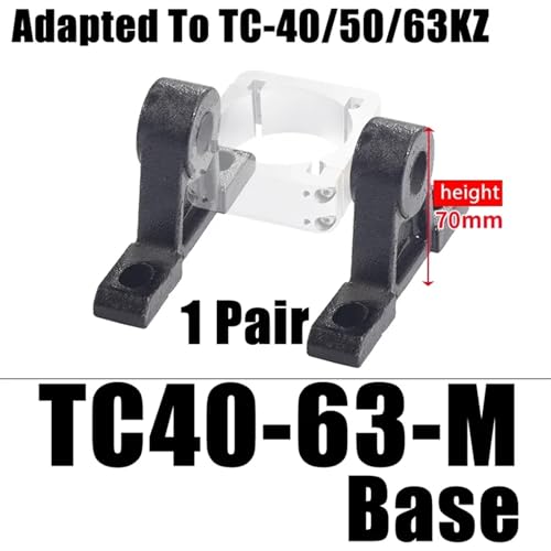 Accesorio de cilindro SC TC32 a TC100 con soporte de ala y base de fijación rápida 3