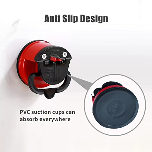 Mini Knife Sharpeners With Suction Base For All Kinds Of Kitchen Knives, Outdoor Knives ,Pocket Knives And Scissors(Red) #TOP2