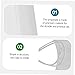NUOBESTY Cloth Lampshade Clip Bulb Light Cover for Table Floor Wall Lamps Sturdy Lamp Decor with Easy Tool Installation Softens Light to Protect Eyes Housewarming Gift