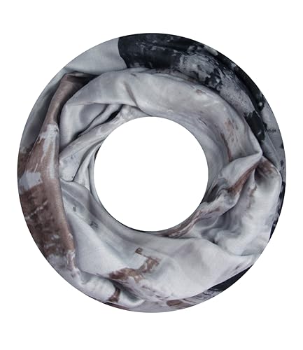 Majea Damen Loop Schal Schlauchschal Halstuch (880021) (grau 15)