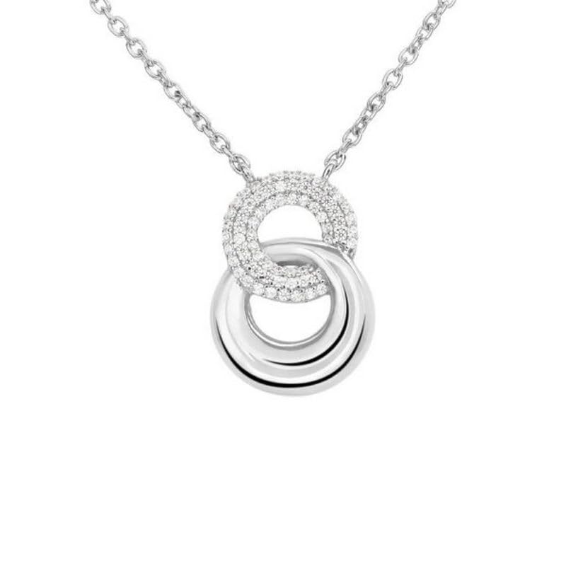  Collana Donna Stroili Cerchi Argento 925 con Zirconi 1691552