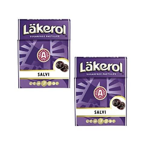 Lakerol Scandinavian Sweets Salvi 2-pack - Salty Liquorice And Viola Pastilles Sugar Free (2x25g) Cover