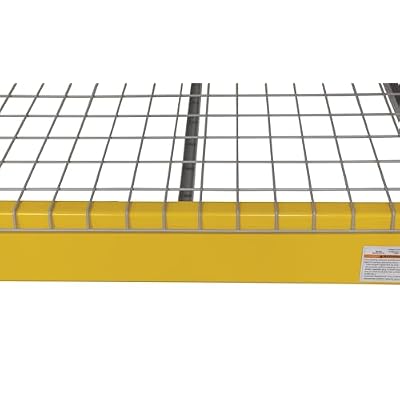 Vestil WMD-4246 Pallet Rack Wire Decking, 2500 lb. Uniform Capacity, 42 Length, 46 Width, 1.5 Height, Fits 1-1/2 Step Beam, 96 Beam Requires 2 Piece, Powder Coat Grey