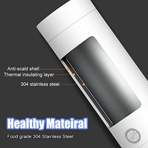 Tetera eléctrica portátil 400ml acero inoxidable 110V miniatura 4