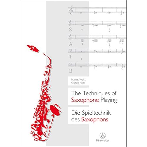 The techniques of saxophone playing ( anglais - allemand )