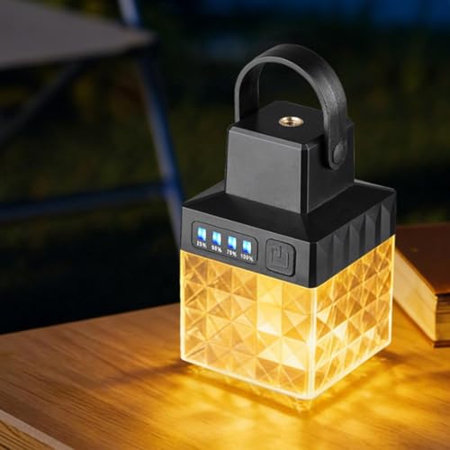 Linterna solar para camping recargable con luz LED portátil 3