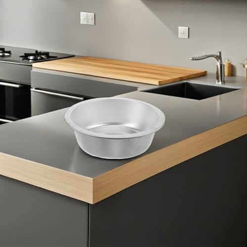 Tazón grande de aluminio 28cm para cocina y lavado miniatura 7