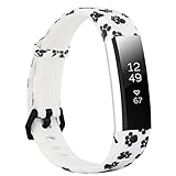 Baaletc Silicone Rubber Replacement Accessory Band/Wristband Bracelet Strap with Buckle Compatible for Fitbit Alta/HR/Ace Fitness Tracker