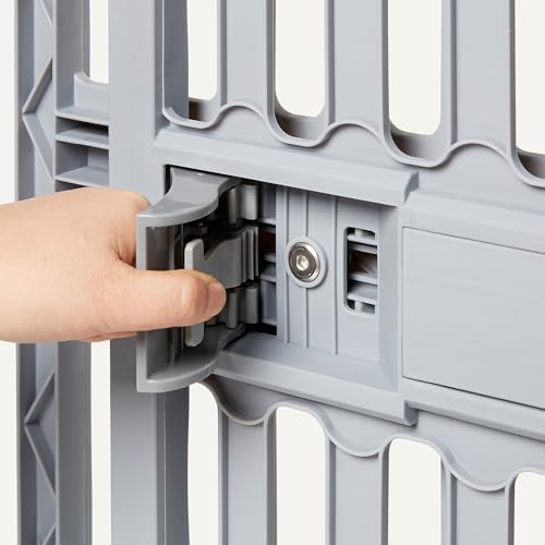 Amazon Basics Adjustable Wide 28.7–39.4", Dog Gates, Ideal for Small to Medium Breeds, and Senior Dogs, Dog Gates for Doorways and Stairs - 2