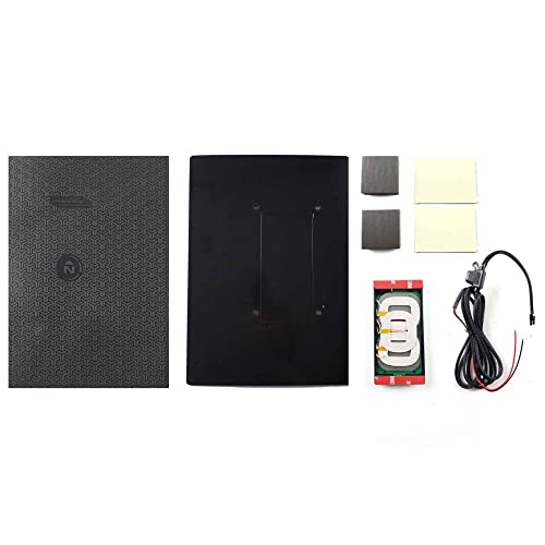 Brandmotion FreedomCharge MAX Certified Qi Wireless Charging Kit FDMC-1310 | Non-Slip Car or Truck Wireless Charging Pad iPhone | Cut to Fit in Center Console, Storage Tray or Armrest | Black