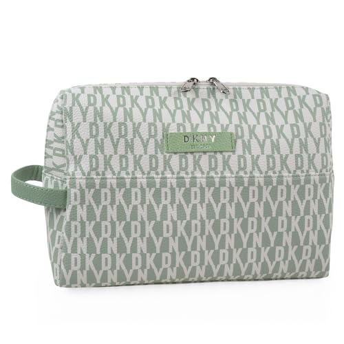 DKNY - Neceser Mujer. Neceser Maquillaje Organizador. Bolsa Aseo Mujer. Neceser Viaje - Neceser Grande. Neceser Mujer Maquillaje. Bolsa Maquillaje., Menta