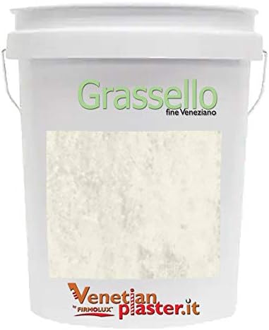 FirmoLux Grassello Authentic Venetian Plaster | Shiny Polished Plaster | Made in Italy from Lime & Marble | Light Colors (3) | Color: BMOC33 Opaline